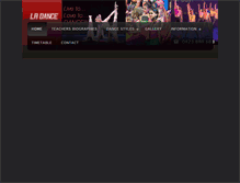 Tablet Screenshot of lenorerobbinsdance.com